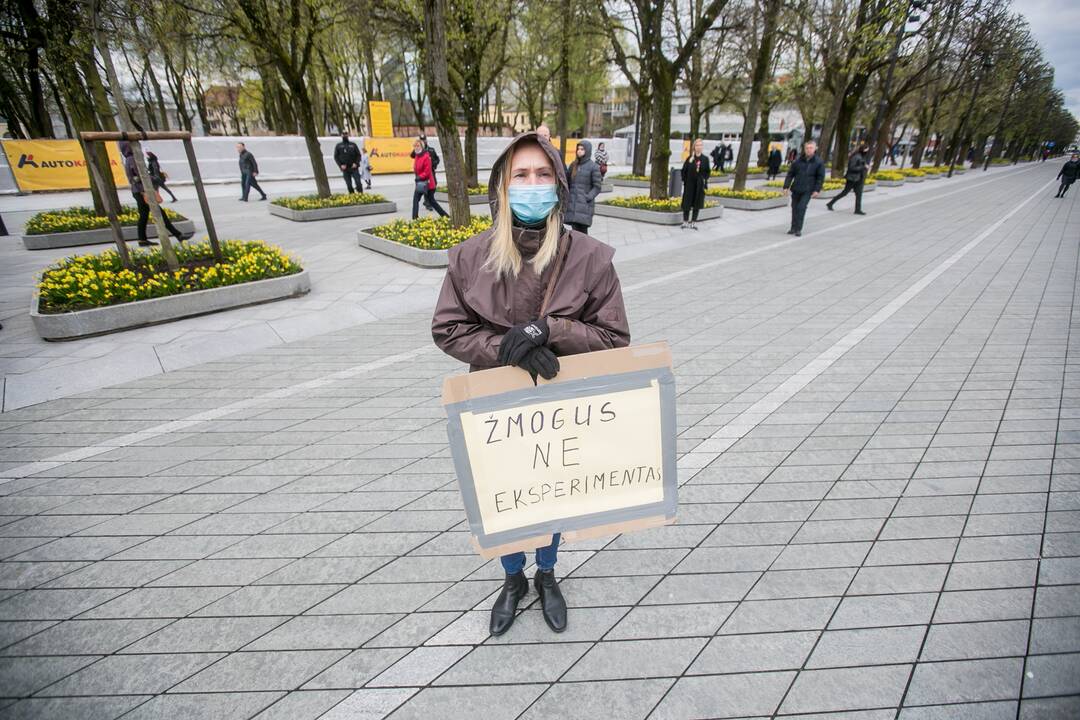 Kaune – antras tėvų protestas prieš vaikų testavimą