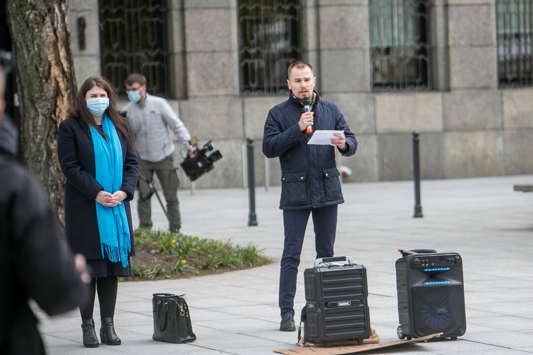 Kaune – antras tėvų protestas prieš vaikų testavimą
