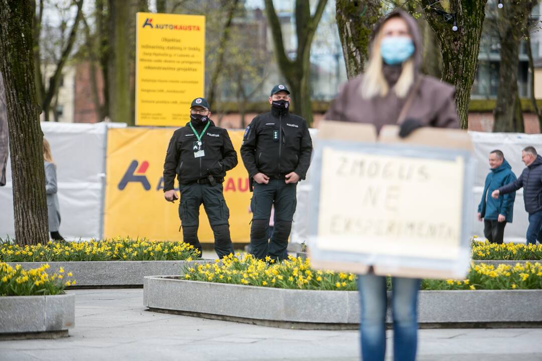 Kaune – antras tėvų protestas prieš vaikų testavimą