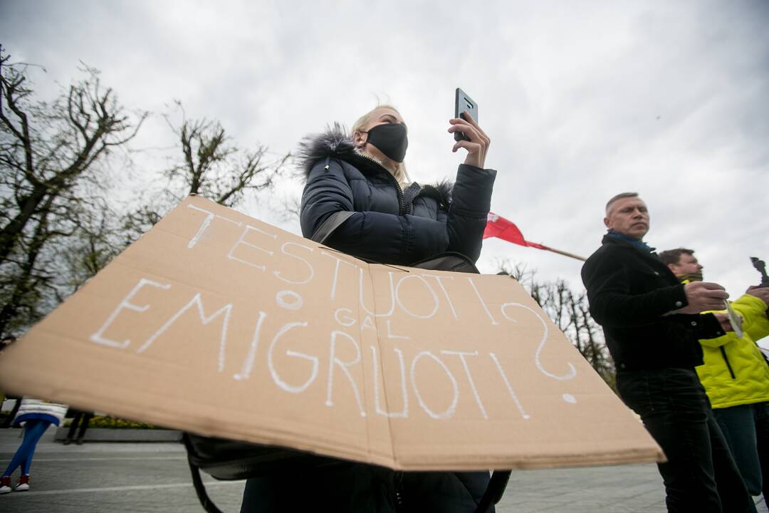 Kaune – antras tėvų protestas prieš vaikų testavimą
