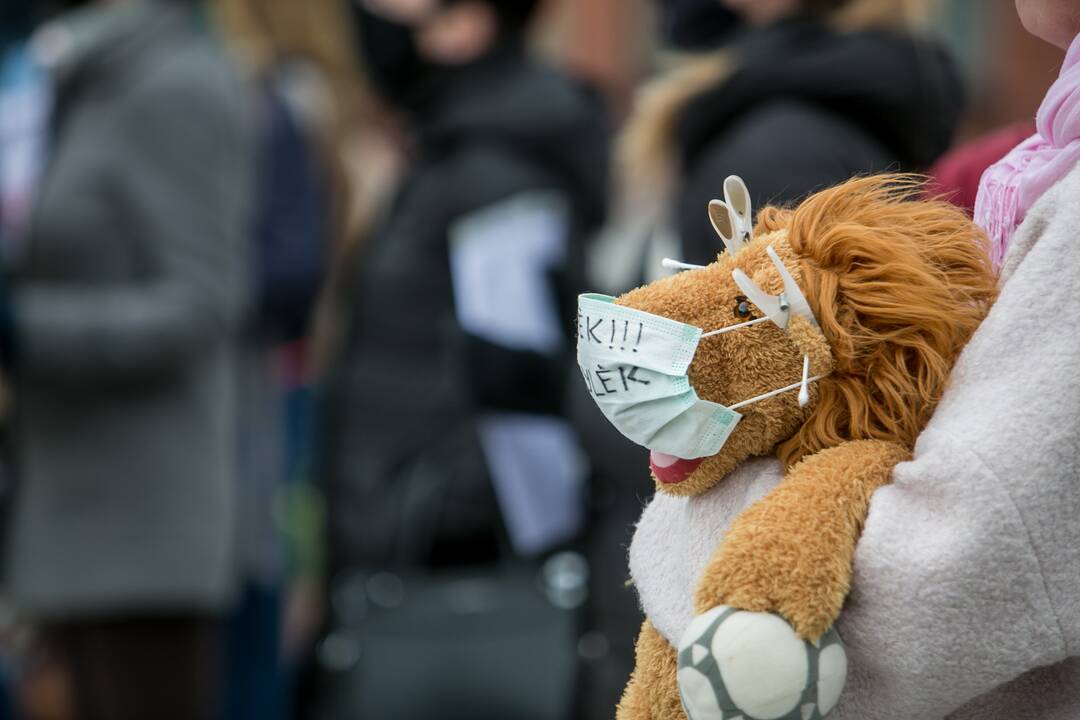 Kaune – antras tėvų protestas prieš vaikų testavimą