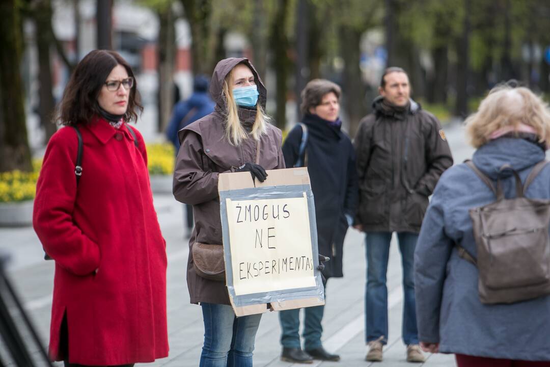 Kaune – antras tėvų protestas prieš vaikų testavimą
