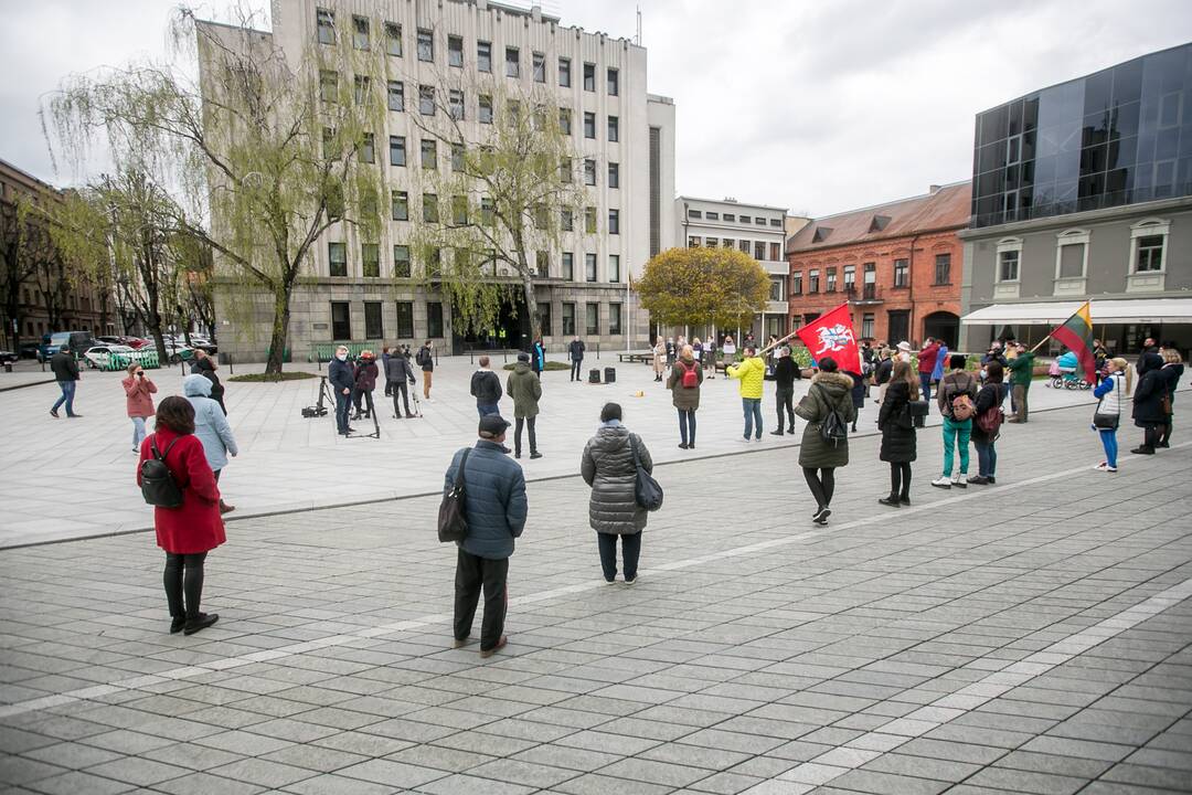 Kaune – antras tėvų protestas prieš vaikų testavimą