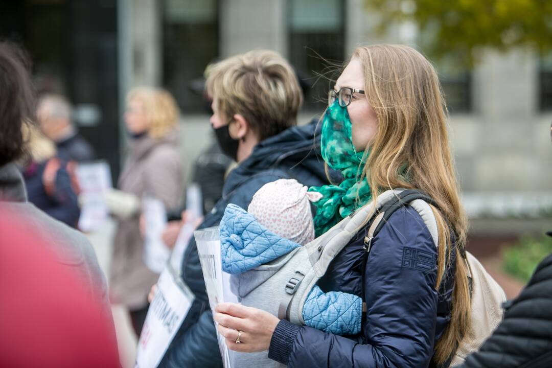 Kaune – antras tėvų protestas prieš vaikų testavimą