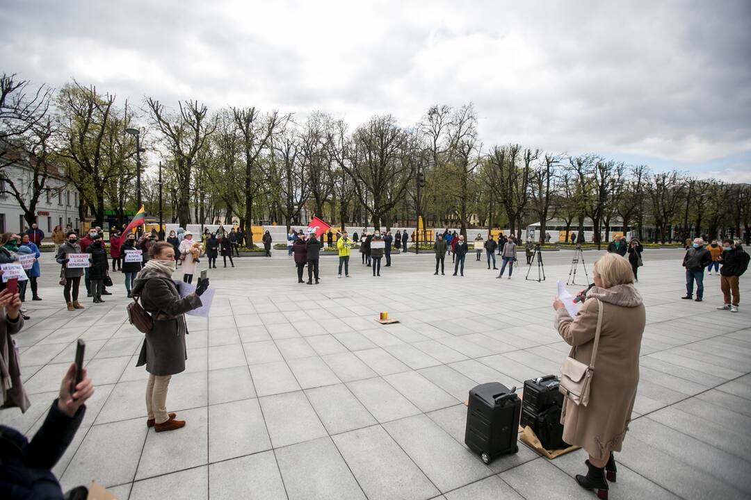 Kaune – antras tėvų protestas prieš vaikų testavimą