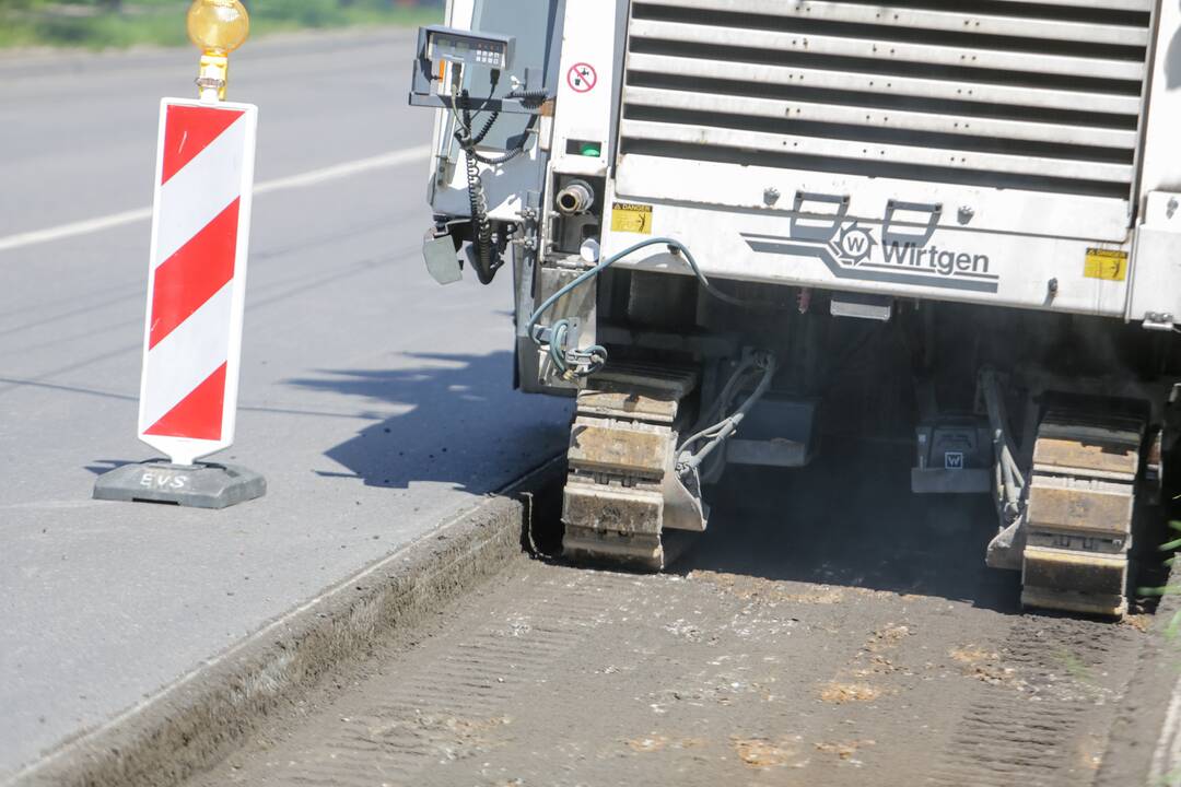 Uždaryta Kovo 11-osios gatvės atkarpa