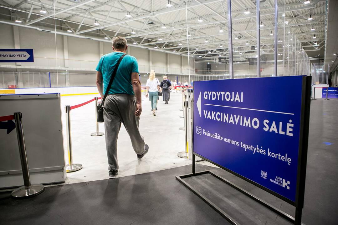 Vakcinavimas Kauno ledo rūmuose
