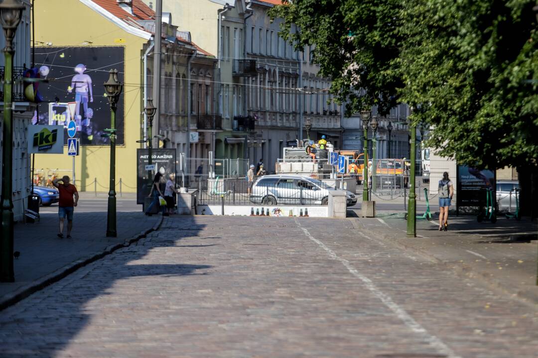 Rekonstrukcijai uždaroma Vilniaus gatvė