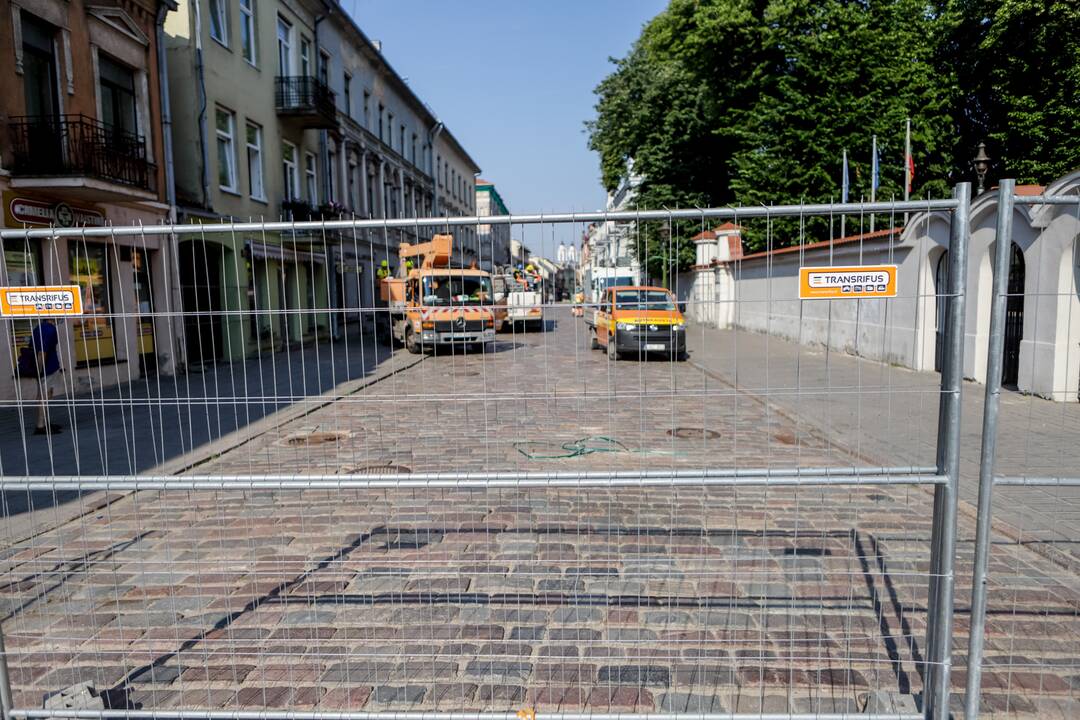 Rekonstrukcijai uždaroma Vilniaus gatvė