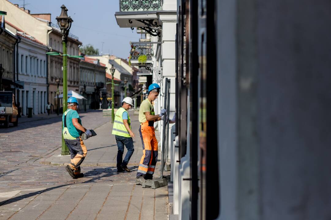 Rekonstrukcijai uždaroma Vilniaus gatvė