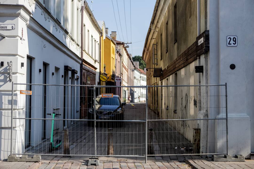 Rekonstrukcijai uždaroma Vilniaus gatvė