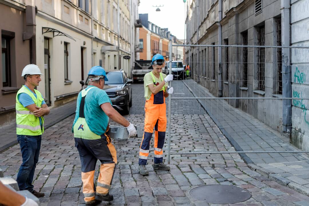 Rekonstrukcijai uždaroma Vilniaus gatvė