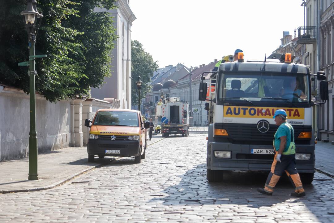 Rekonstrukcijai uždaroma Vilniaus gatvė