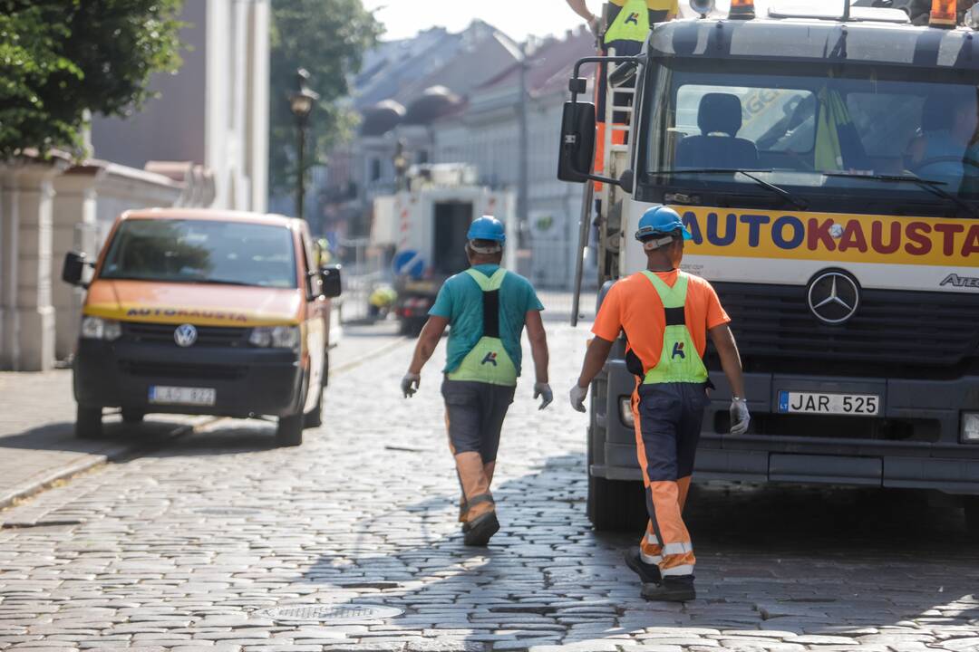 Rekonstrukcijai uždaroma Vilniaus gatvė