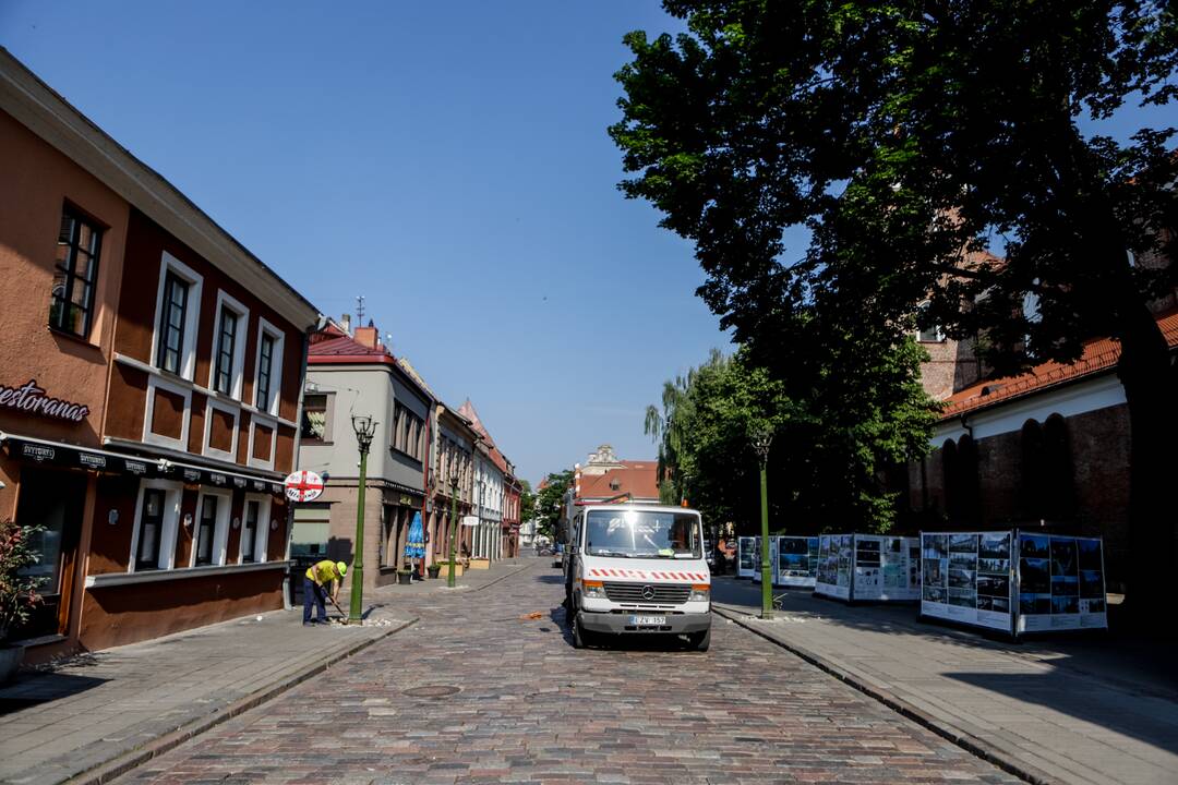 Rekonstrukcijai uždaroma Vilniaus gatvė