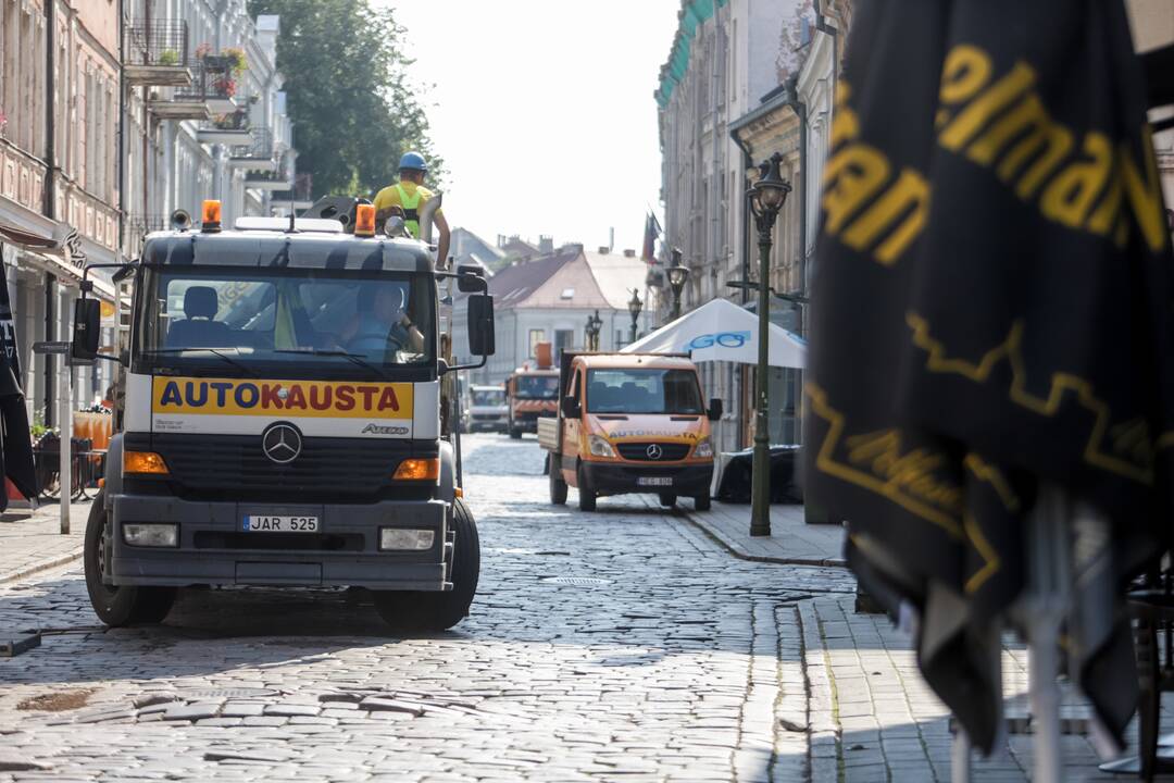 Rekonstrukcijai uždaroma Vilniaus gatvė