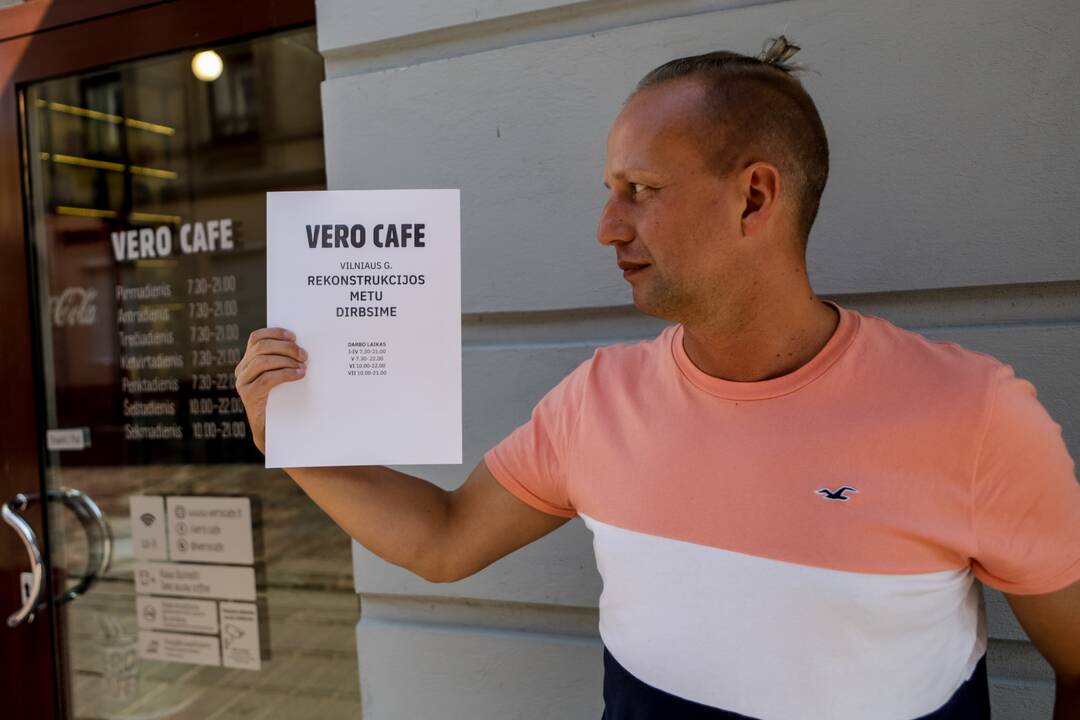 Rekonstrukcijai uždaroma Vilniaus gatvė