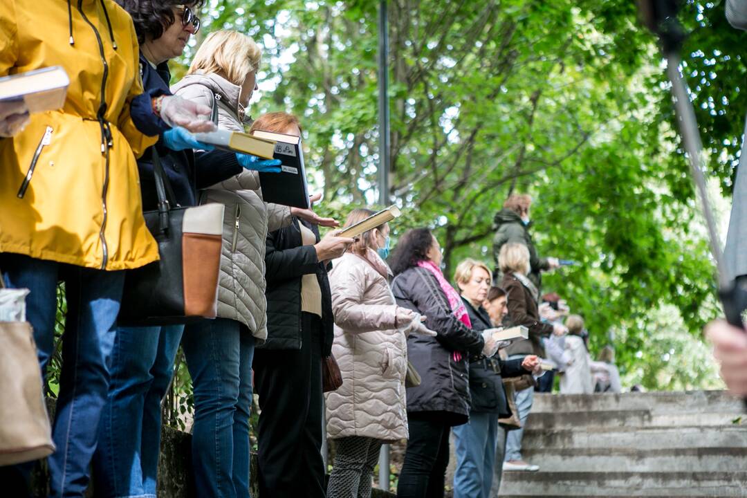 Viešosios bibliotekos iškraustymo akcija