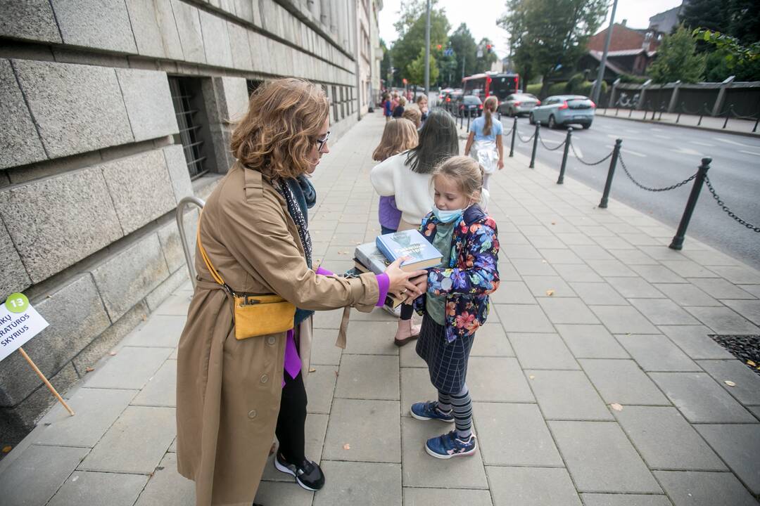 Viešosios bibliotekos iškraustymo akcija