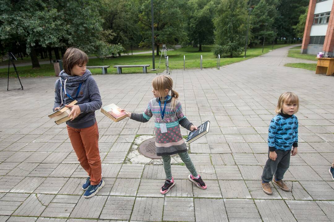 Viešosios bibliotekos iškraustymo akcija