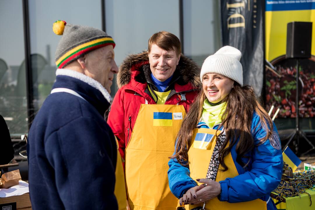 Kazimiero mugėje – ukrainietiški barščiai