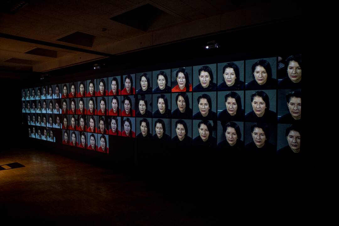 Marinos Abramović spaudos konferencija ir parodos pristatymas Kauno paveikslų galerijoje