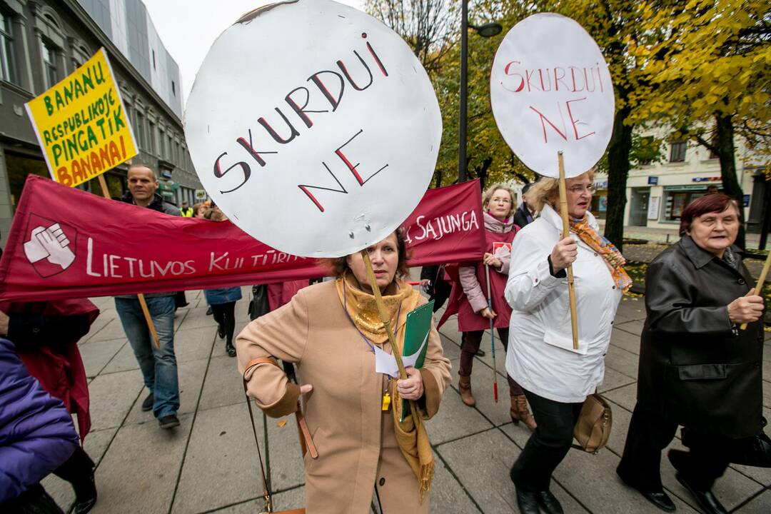 Mitingas prieš skurdą