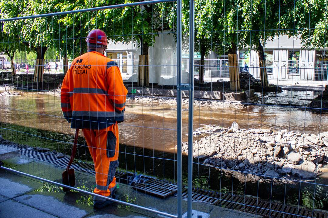 Prakirstas vandens vamzdis Laisvės al.