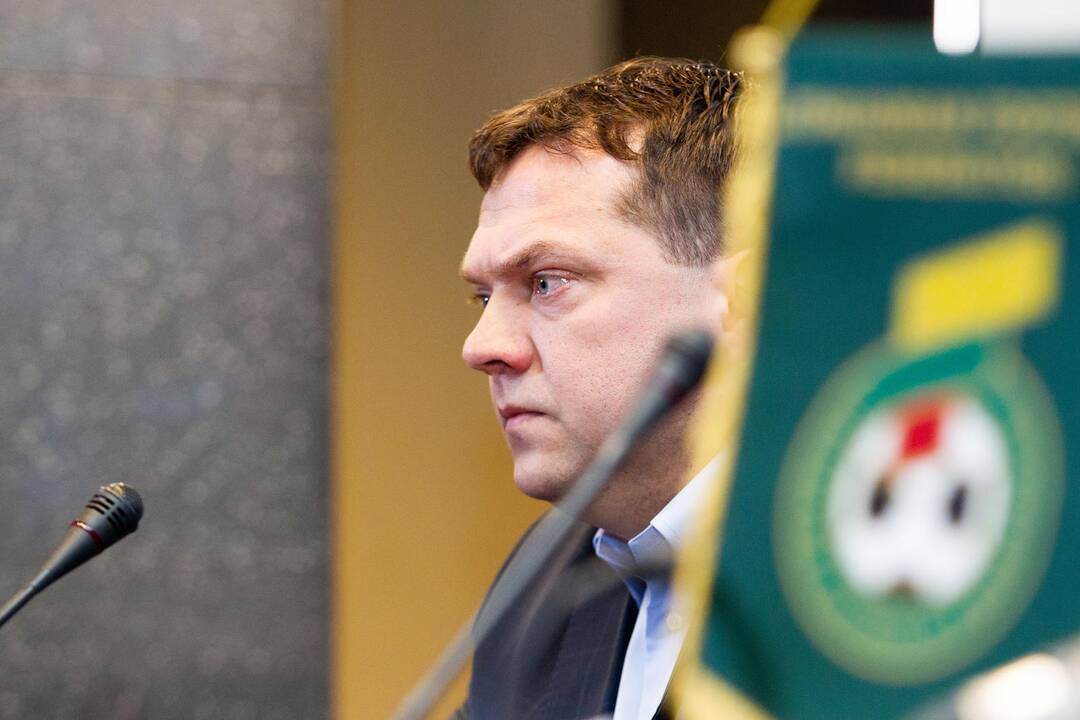 Futbolo rinktinės pristatymo konferencija
