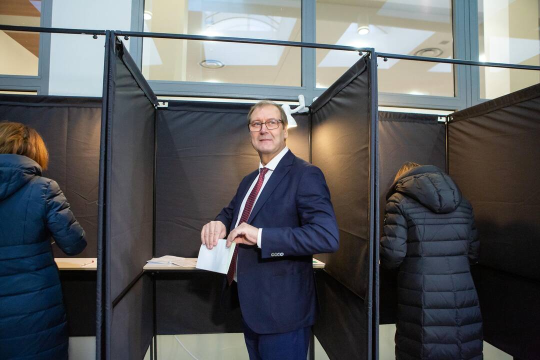 Kandidatai į Vilniaus merus dalyvavo išankstiniame balsavime