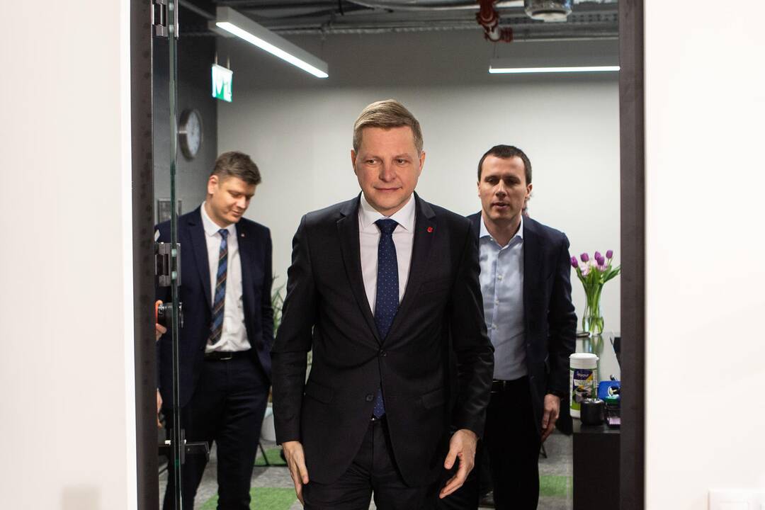 Spaudos konferencija po savivaldos rinkimų