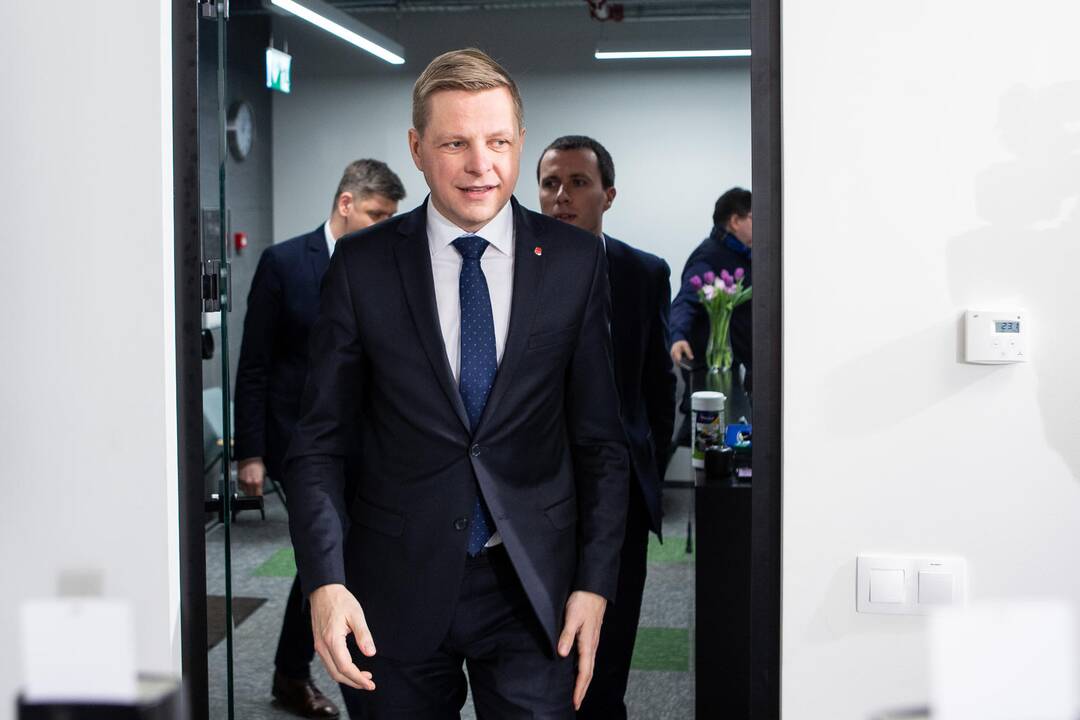 Spaudos konferencija po savivaldos rinkimų