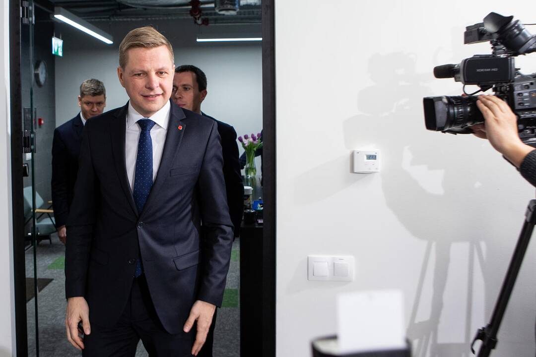 Spaudos konferencija po savivaldos rinkimų