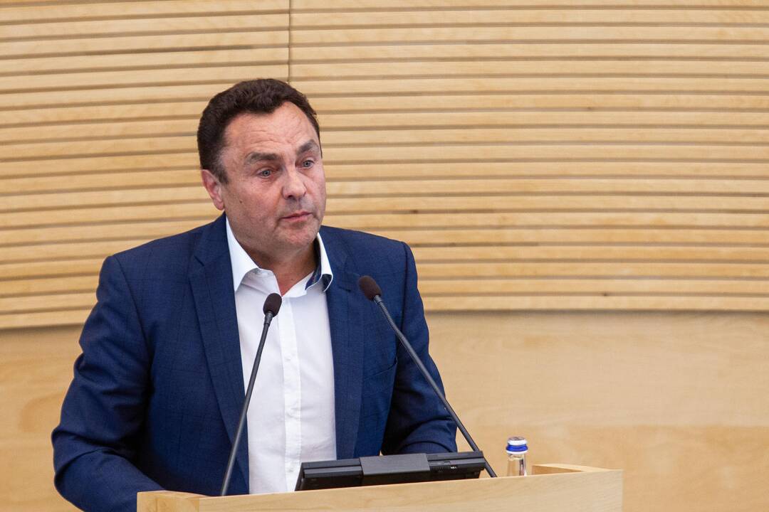 Seimo posėdis dėl P. Gražulio neliečiamybės