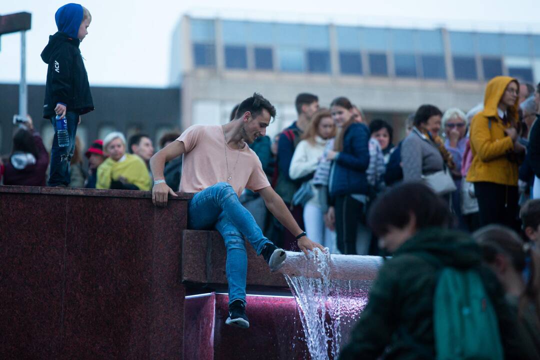 Iškilmingas Operos ir baleto teatro fontano atidarymas