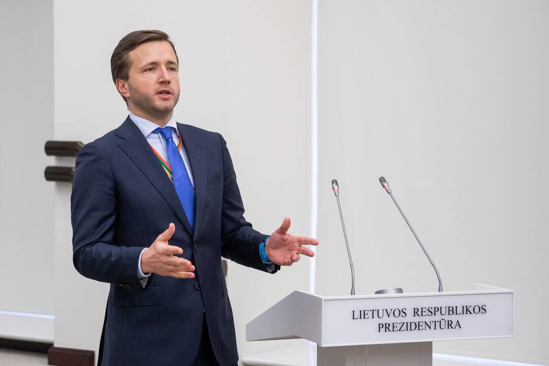Šimtas dienų: G. Nausėdos spaudos konferencija