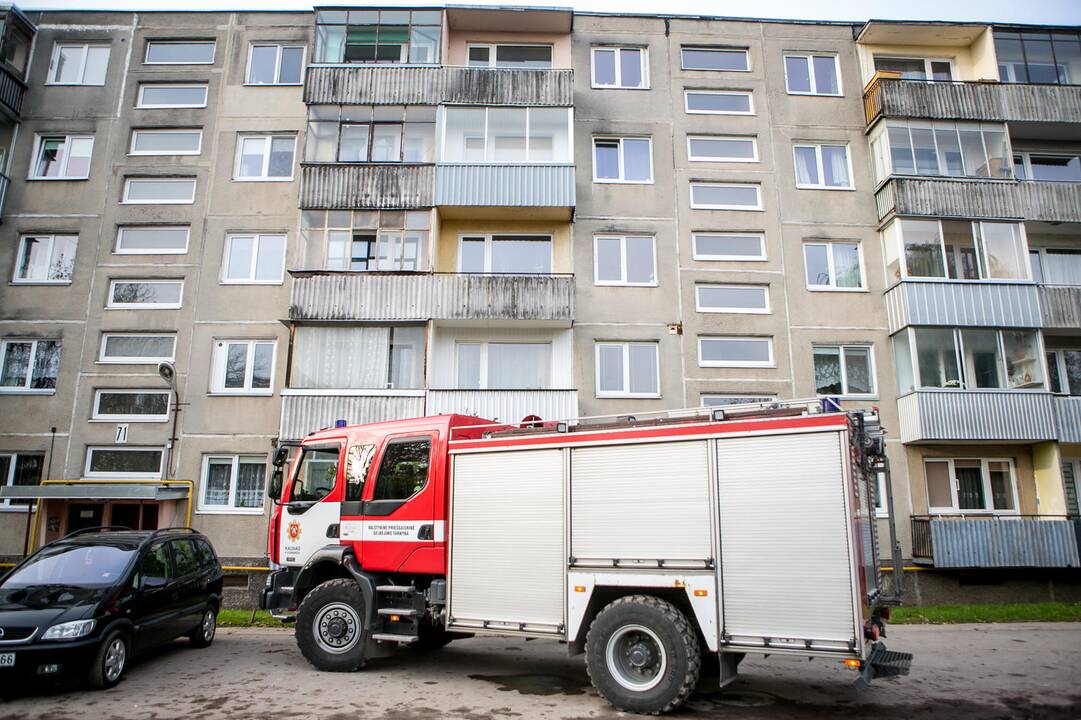Sprogimas Kauno daugiabutyje