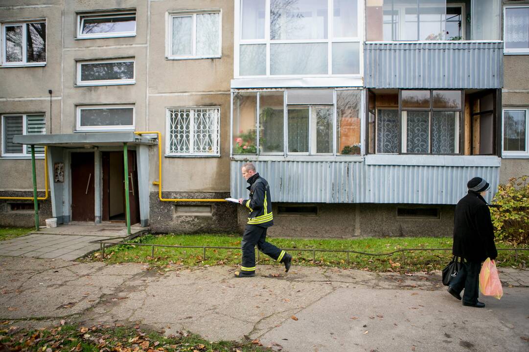 Sprogimas Kauno daugiabutyje