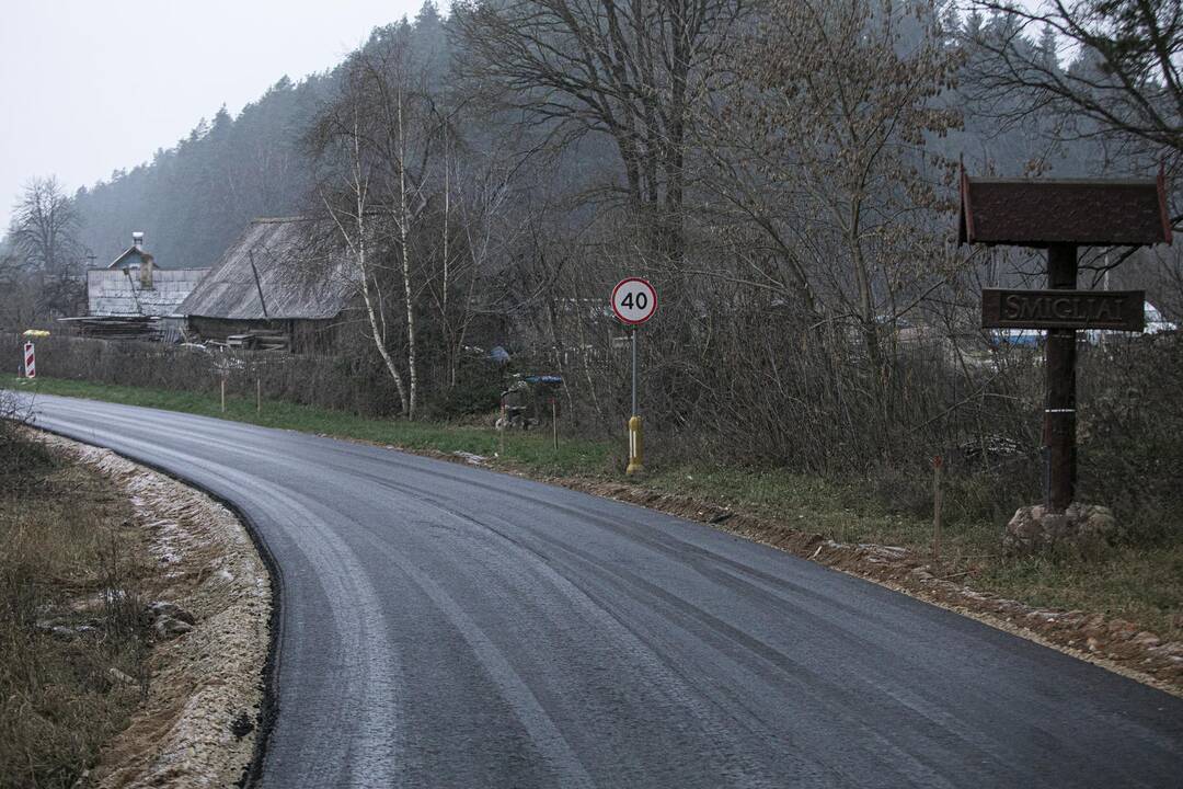 Upės gatvė Smigliuose, kurioje gyvena S. Skvernelis