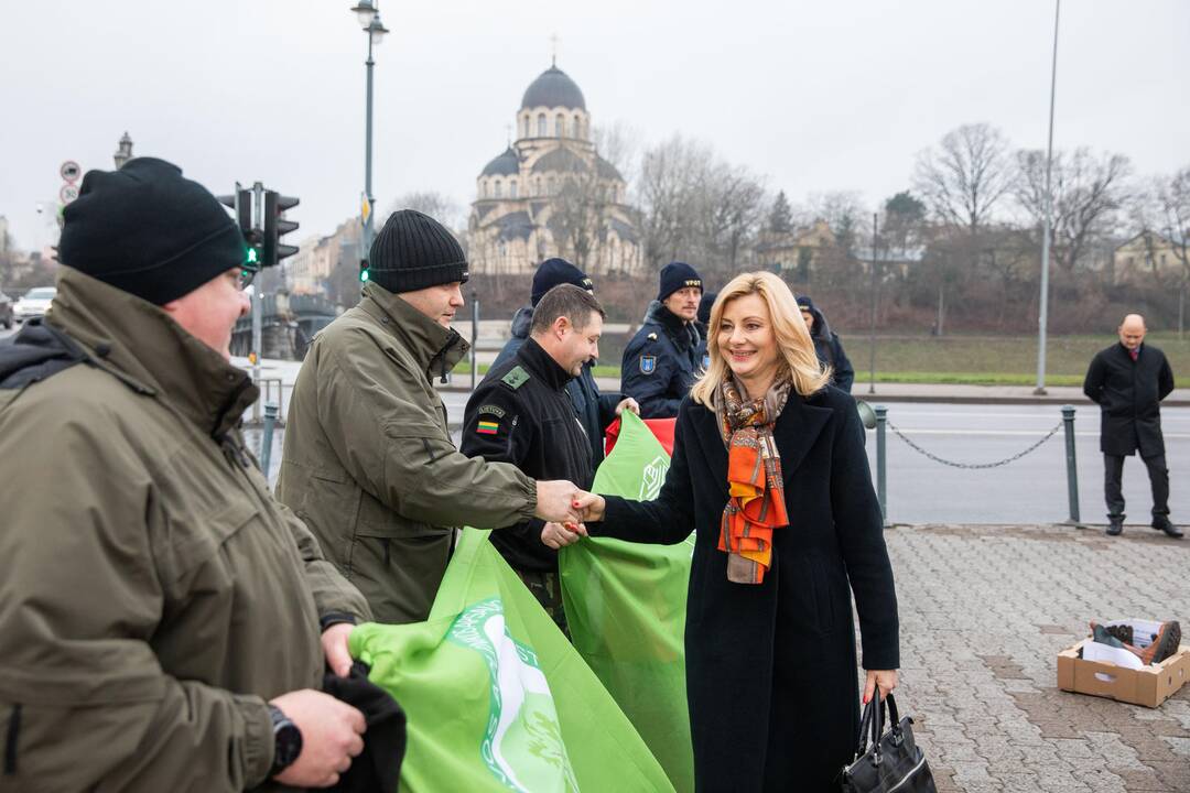 Pareigūnų įspėjamasis protestas