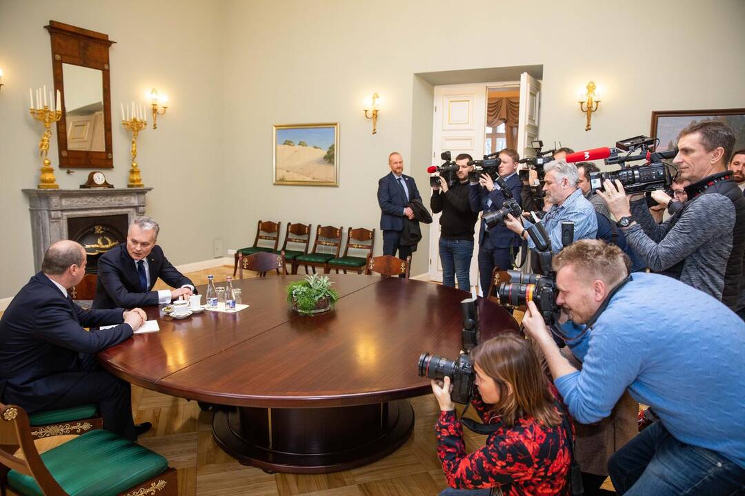 Prezidentas susitiko su S. Skverneliu