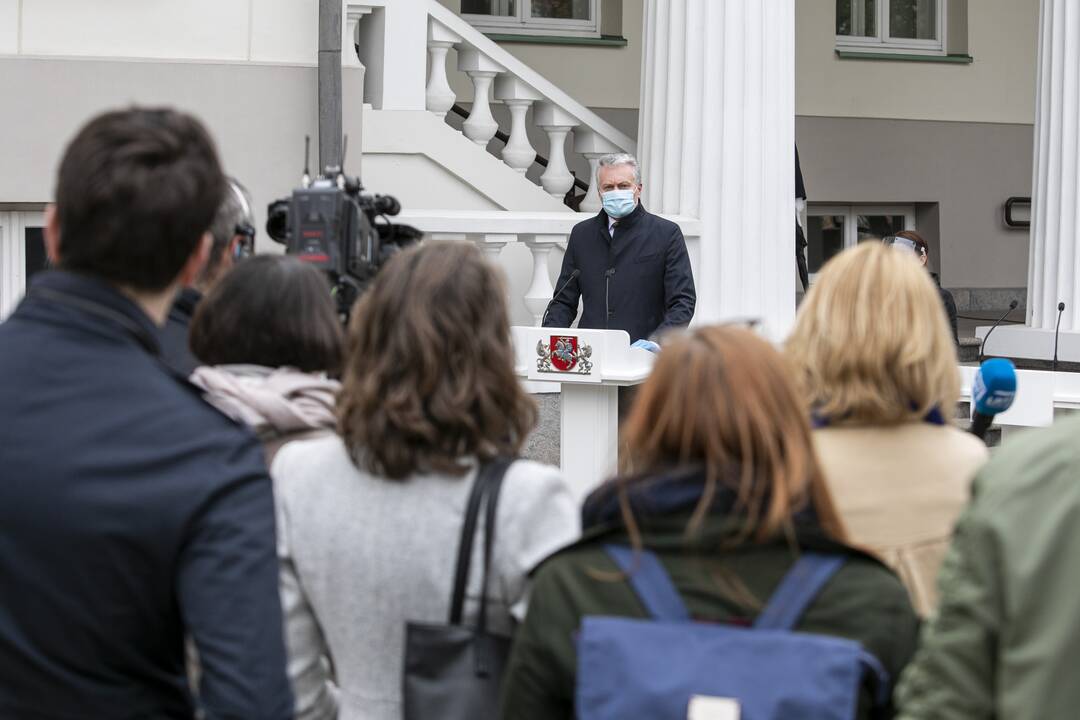 G. Nausėdos spaudos konferencija