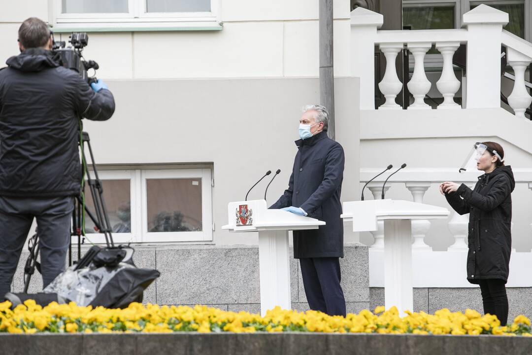 G. Nausėdos spaudos konferencija