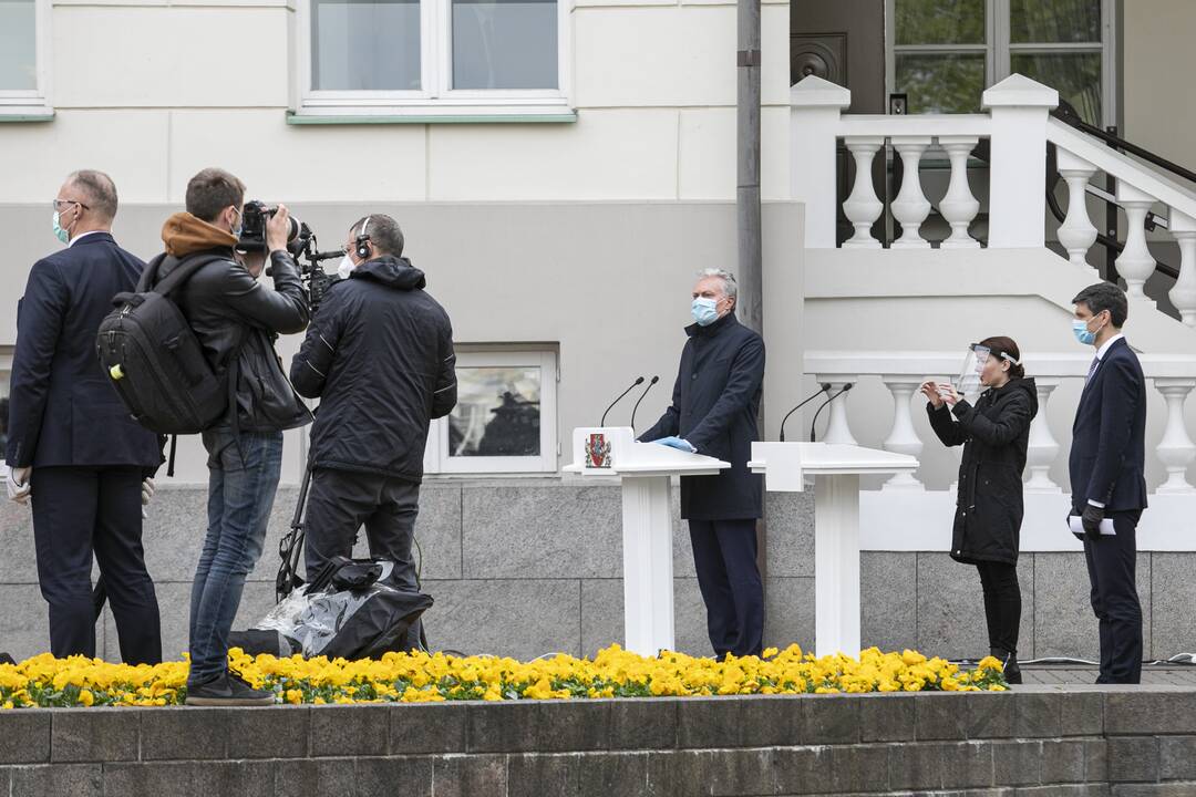 G. Nausėdos spaudos konferencija