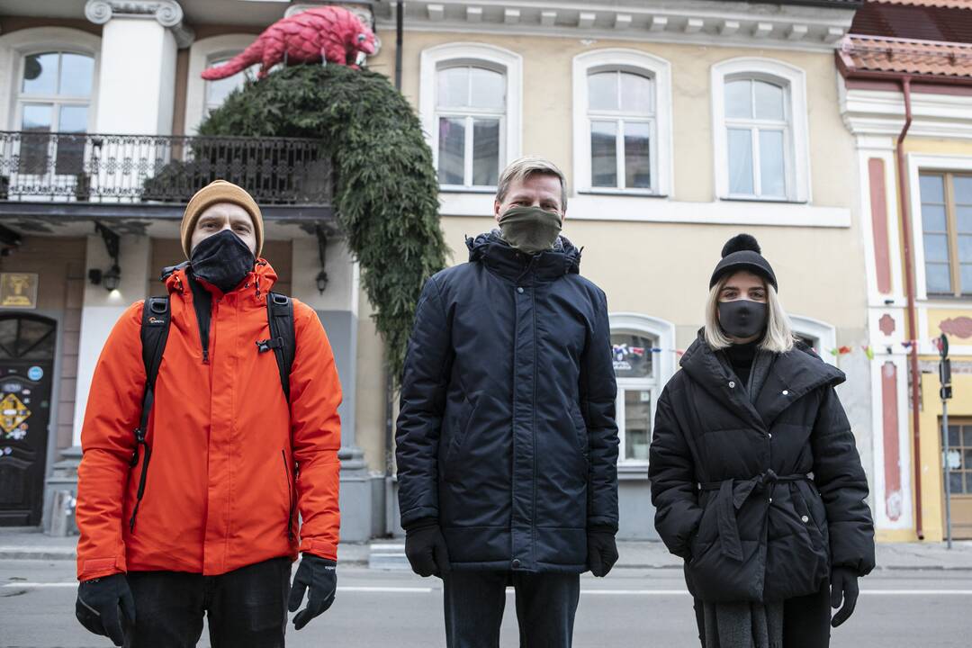 Projekto „Įžiebk Kalėdas balkone“ pradžios renginys