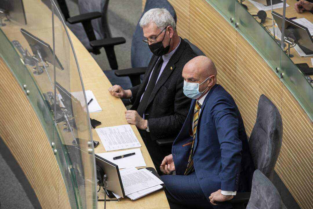 Seimo posėdis dėl 2021 metų biudžeto
