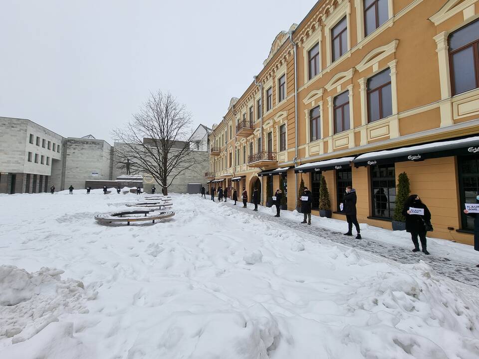 Kauno barai ir kavinės prisijungė prie protesto akcijos