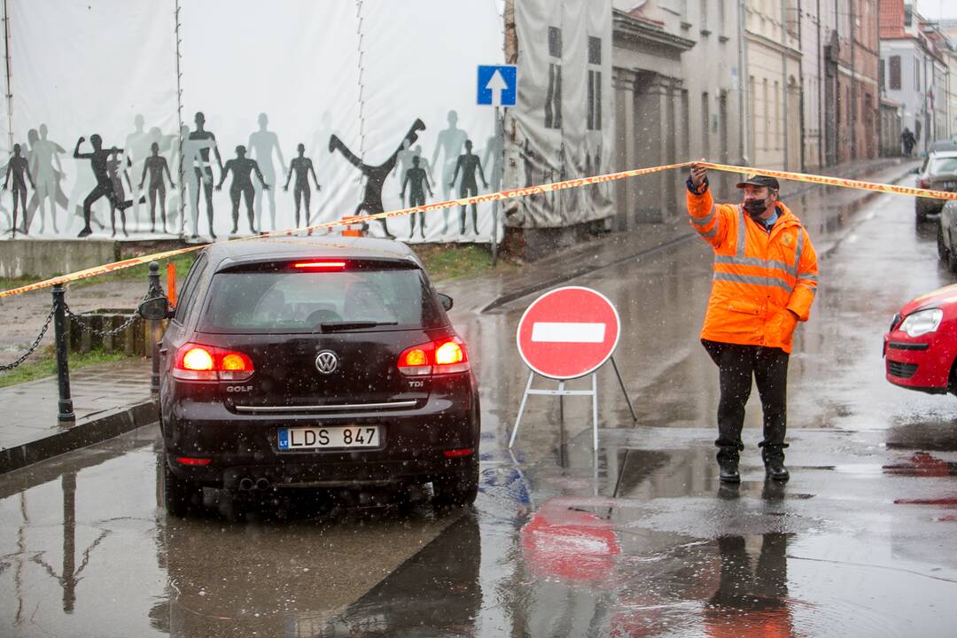Kauno centre dėl eglės įžiebimo ribojamas eismas