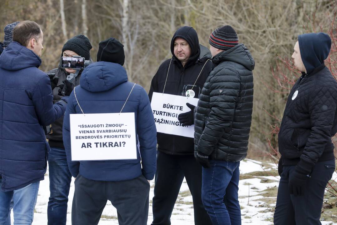 „Achemos“ darbuotojų streikas