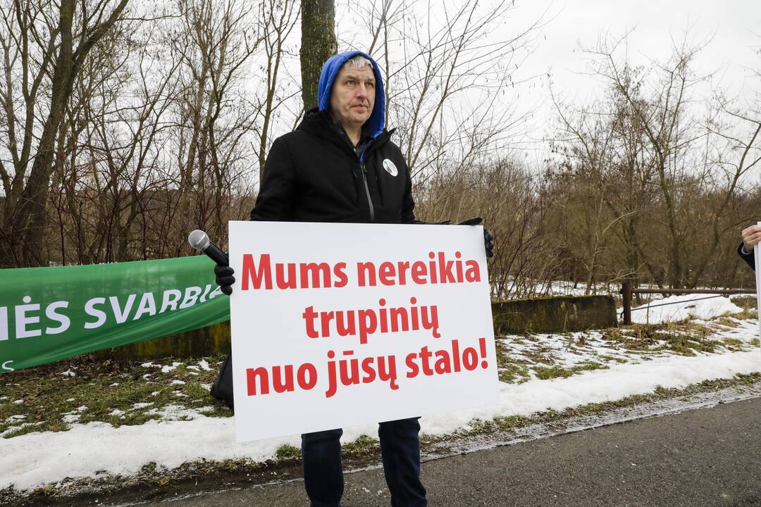 „Achemos“ darbuotojų streikas